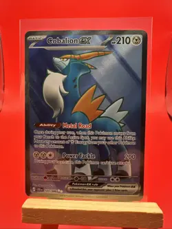Pokemon Chaos Rising Cobalion ex Full Art 103/086 Ultra Rare NM CRI EN - Image 1
