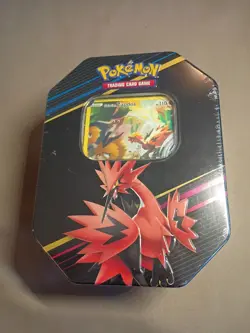 Pokemon TCG Crown Zenith Tin Galarian Zapdos New & Factory Sealed - Image 2