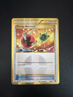 Pokemon TCG Energy Retrieval Holo Card #99/98 XY-Ancient Origins NM - Image 1