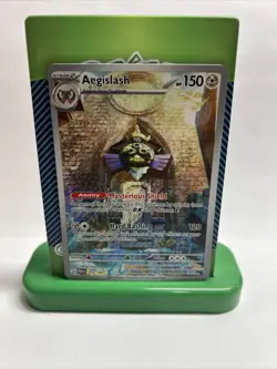 Pokemon TCG Aegislash 210/182 SV04 Paradox Rift Illus Rare Holo 150HP - Image 1