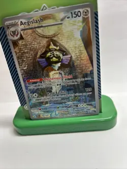 Pokemon TCG Aegislash 210/182 SV04 Paradox Rift Illus Rare Holo 150HP - Image 3
