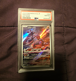 Pokemon TCG Groudon Art Rare Holo 069/062 Sv3a Raging Surf JP PSA 10 - Image 1