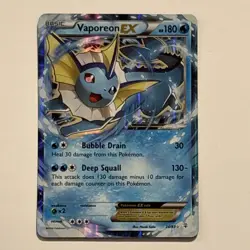Pokemon TCG Vaporeon EX 24/83 Generations Ultra Rare Holo - Image 1