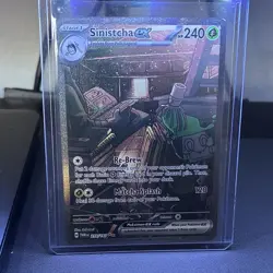 The Pokemon Company Sinistcha ex 210/167 Sv06 Full Art Holo SIR EN HP240 - Image 1