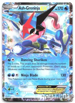 Ash-Greninja EX XY133 Holo Promo XY Promo Pokemon MP - Image 1