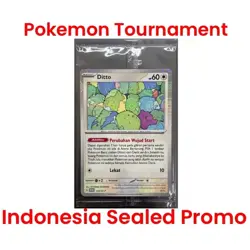 🦝 Indonesia Pokemon - Ditto 124/SV-P Winner Prize Poke Ball Limit Sealed Promo - Image 1