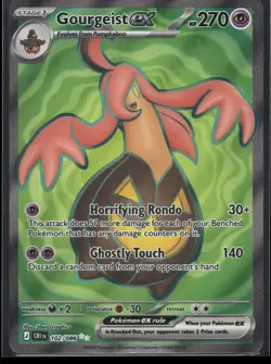 Gourgeist ex 102/086 Ultra Rare Chaos Rising Pokemon Holo Near Mint - Image 1