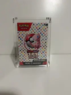 Pokemon Booster Bundle Acrylic Display Case with Magnetic Lid - Image 1