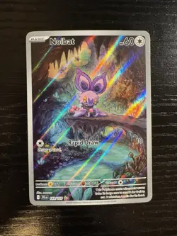 Pokemon SV09: Journey Together #169/159 Noibat NM - Image 1