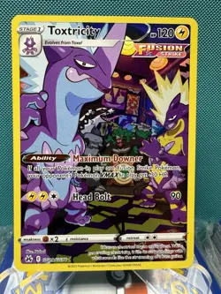 Pokemon TCG Toxtricity GG09/GG70 Crown Zenith: Galarian Gallery NM - Image 1