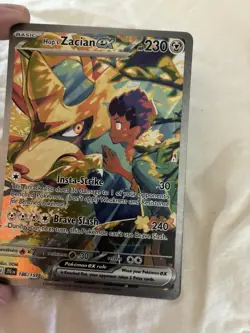 Pokemon Journey Together Hop's Zacian ex 186/159 SIR. NM or better! - Image 2