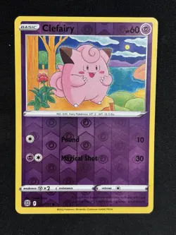 Pokemon - Clefairy 053/172 - Brilliant Stars Reverse Holo - LP - Image 1