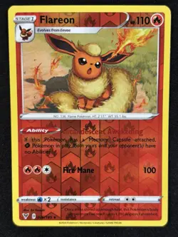 Pokemon - Flareon 026/185 - Vivid Voltage Reverse Holo - LP - Image 1