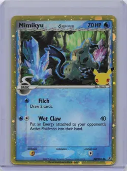 Mimikyu (Delta Species) SWSH136 Holo Promo Sword & Shield Promo Pokemon NM - Image 1