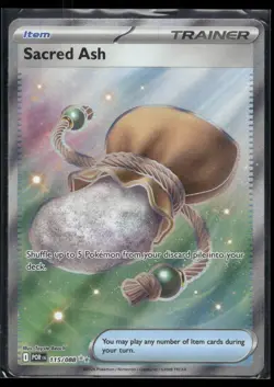 Sacred Ash 115/088 Ultra Rare Perfect Order Pokemon Holo Near Mint - Image 1