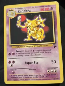 Kadabra 1999 Pokemon Set 1st Edition #32 GG - Image 1