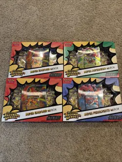 Pokemon TCG Ascended Heroes Mega Emboar, Meganium, Feraligatr EX Box Lot Of 4 - Image 1