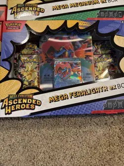 Pokemon TCG Ascended Heroes Mega Emboar, Meganium, Feraligatr EX Box Lot Of 4 - Image 5