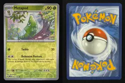 Metapod 011/165 Common 151 Reverse Holo Near Mint - Image 3