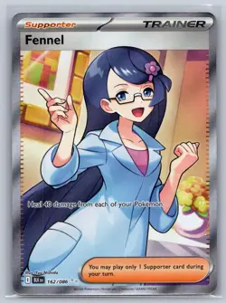 Fennel 162/086 Holo Ultra Rare Black Bolt Pokemon Near Mint - Image 1