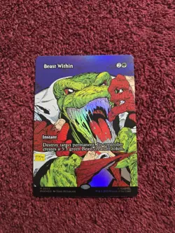 Beast Within 0033 Foil Borderless Marvels Spider-Man - Image 1