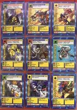 1999 BANDAI Digimon DigiBattle TCG 1st Edition Cards (72 Regular & 5 Foil) - Image 4