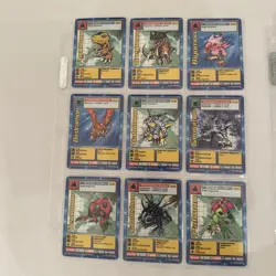 Digimon Cards bundle 1999 Bandai Almost Complete Base Set St 1-62 + Booster Set - Image 2