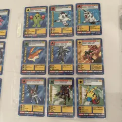 Digimon Cards bundle 1999 Bandai Almost Complete Base Set St 1-62 + Booster Set - Image 3