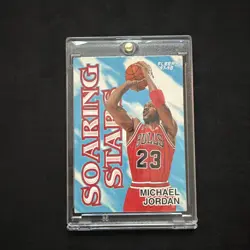 Fleer 1997-98 Soaring Stars Michael Jordan #9SS Chicago Bulls Basketball Card - Image 1