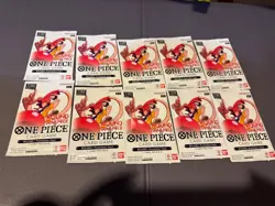 Round 1 One Piece Card Game Promotional Pack - English ALL 10 packs IN HAND - Image 1