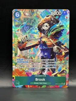 One Piece Brook OP15-032 SR Alt Art Adventure on Kami's Island - Image 1