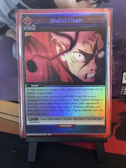 Jujutsu Kaisen Union Arena vol 2. Black Flash R holo, UEXO2BT/JJK-3-069,English - Image 1