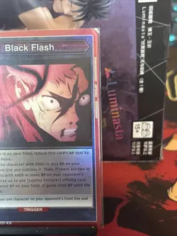 Jujutsu Kaisen Union Arena vol 2. Black Flash R holo, UEXO2BT/JJK-3-069,English - Image 2