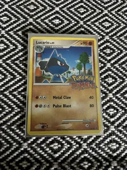 Pokemon TCG Lucario 12/16 - Pokemon Rumble 2009 Promo - Lightly Played (LP) - Image 1