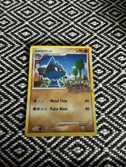 Pokemon TCG Lucario 12/16 - Pokemon Rumble 2009 Promo - Lightly Played (LP) - Image 2