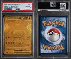 LOW POP 2026 POKEMON-PERFECT ORDER MEGA HYPER RARE #124 MEGA ZYGARDE EX PSA 10 - Image 2