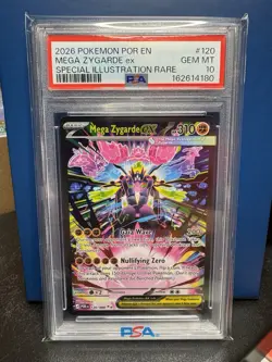 2026 Pokemon Perfect Order Mega Zygarde Ex Special Illustration Rare PSA 10 - Image 1
