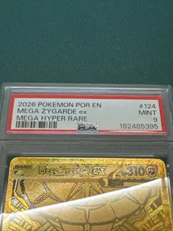 2026 POKEMON POR EN-PERFECT ORDER MEGA HYPER RARE #124 MEGA ZYGARDE EX PSA 9 - Image 3
