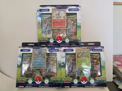 Pokemon TCG: GO Pin Collection Set of 3 Charmander Squirtle Bulbasaur New Sealed - Image 1