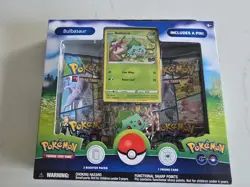Pokemon TCG: GO Pin Collection Set of 3 Charmander Squirtle Bulbasaur New Sealed - Image 2