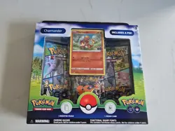 Pokemon TCG: GO Pin Collection Set of 3 Charmander Squirtle Bulbasaur New Sealed - Image 4