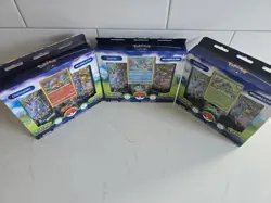 Pokemon TCG: GO Pin Collection Set of 3 Charmander Squirtle Bulbasaur New Sealed - Image 5