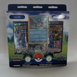 Pokemon GO Squirtle Pin Collection Box Promo Booster English Sealed - Image 2