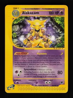 Alakazam 33/165 Rare Expedition Base Set Pokemon Cards - Image 1