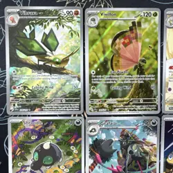 Pokemon TCG Illustration Rare Card Lot Of 8 - IR Mixed S&V-Mega Cards English - Image 4