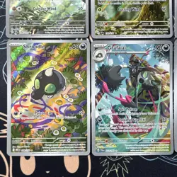 Pokemon TCG Illustration Rare Card Lot Of 8 - IR Mixed S&V-Mega Cards English - Image 5