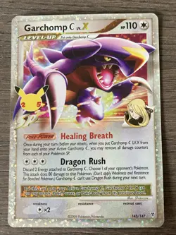 Pokemon Card Garchomp LV.X Celebrations 25th Anniversary 145/147 Pack Fresh MINT - Image 1