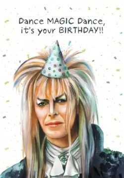Labyrinth Goblin King Birthday Card - Image 2