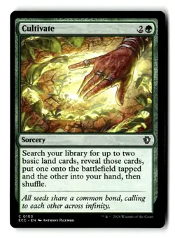 Cultivate 103 Common Commander: Lorwyn Eclipsed Magic: The Gathering Near Mint - Image 1
