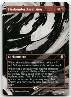 Firebender Ascension (Borderless) #312 NM Avatar: The Last Airbender Magic MTG - Image 1